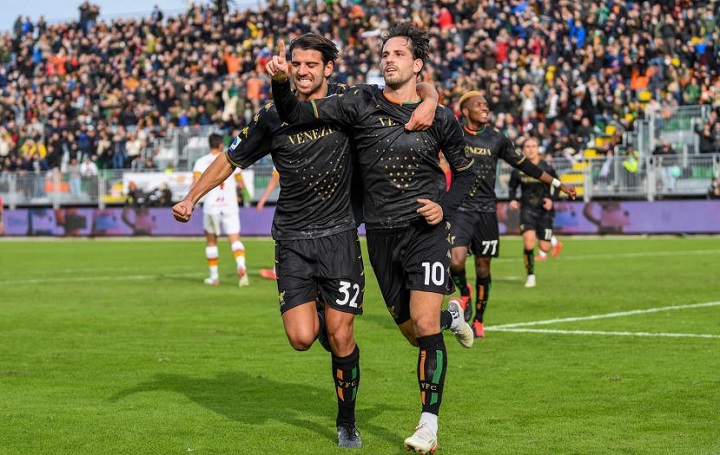 Venezia Vs AS Roma: I Lupi Dikalahkan Tim Promosi 3-2