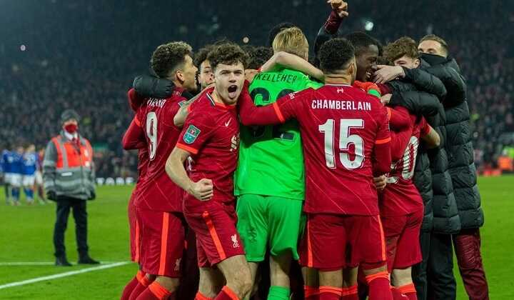 Piala Liga Inggris 2021-2022: Menang Adu Penalti, Liverpool Ke Semifinal