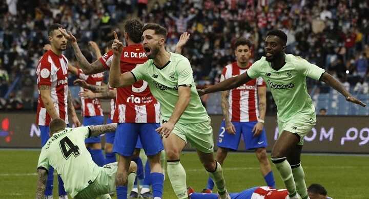 Piala Super Spanyol 2021-2022: Bilbao Singkirkan Atletico Madrid